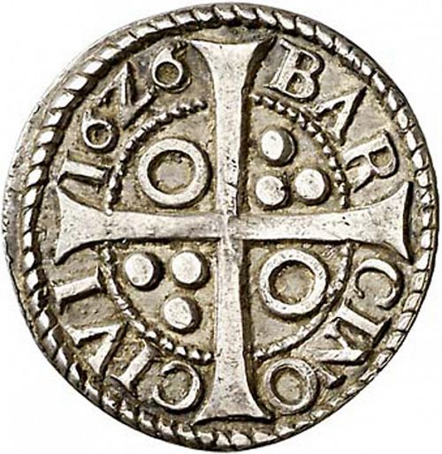 1 Croat Reverse Image minted in SPAIN in 1626 (1621-65  -  FELIPE IV - Local Coinage)  - The Coin Database