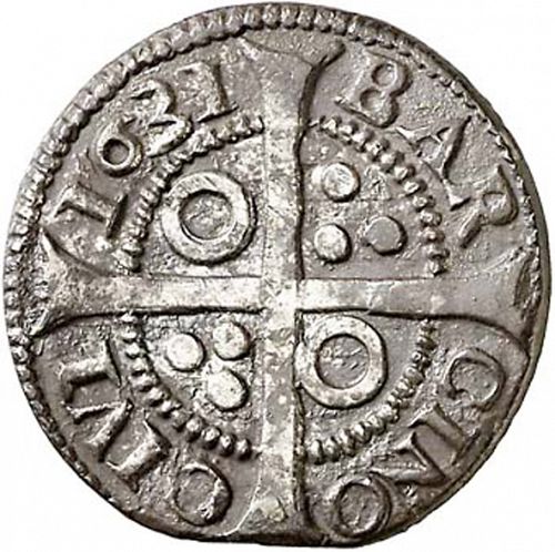 1 Croat Reverse Image minted in SPAIN in 1631 (1621-65  -  FELIPE IV - Local Coinage)  - The Coin Database