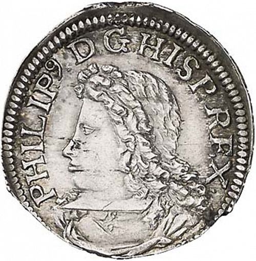 1 Croat Obverse Image minted in SPAIN in 1705 (1700-46  -  FELIPE V - Local Coinage)  - The Coin Database
