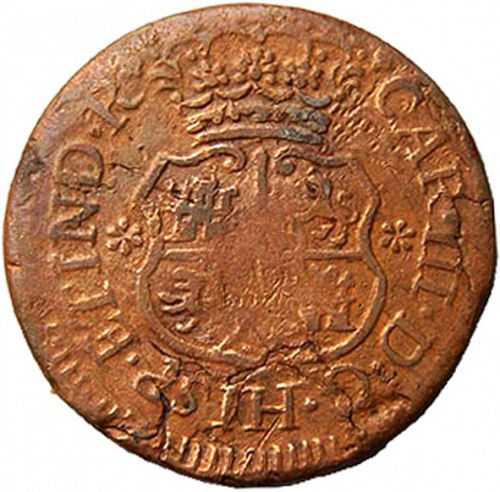 1 Cuarto Obverse Image minted in SPAIN in 1771 (1759-88  -  CARLOS III - Local Coinage)  - The Coin Database