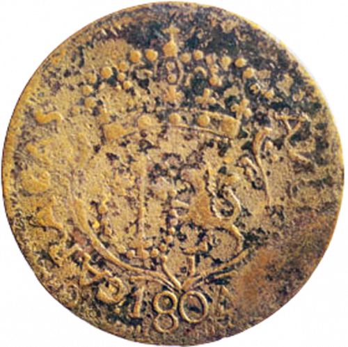 1 Cuarto Obverse Image minted in SPAIN in 1804 (1788-08  -  CARLOS IV - Local Coinage)  - The Coin Database