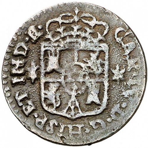 1 Cuarto Obverse Image minted in SPAIN in 1806 (1788-08  -  CARLOS IV - Local Coinage)  - The Coin Database