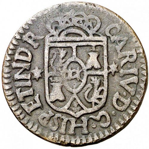 1 Cuarto Obverse Image minted in SPAIN in 1807 (1788-08  -  CARLOS IV - Local Coinage)  - The Coin Database