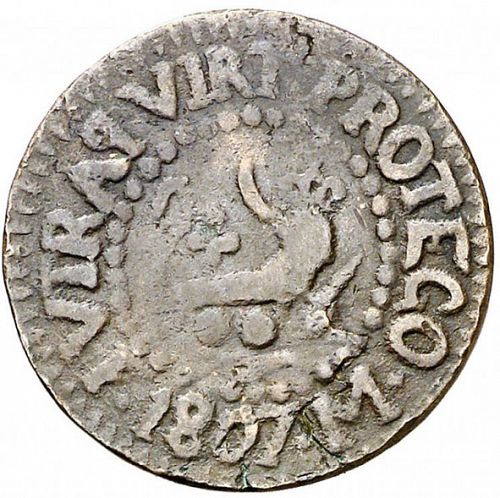 1 Cuarto Reverse Image minted in SPAIN in 1807 (1788-08  -  CARLOS IV - Local Coinage)  - The Coin Database