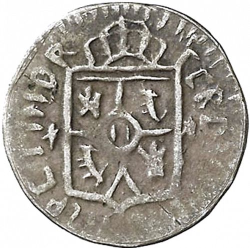 1 Quarto Obverse Image minted in SPAIN in 1817 (1808-33  -  FERNANDO VII - Local coinage)  - The Coin Database