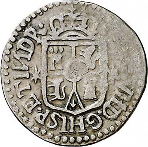 1 Quarto Obverse Image minted in SPAIN in 1830 (1808-33  -  FERNANDO VII - Local coinage)  - The Coin Database
