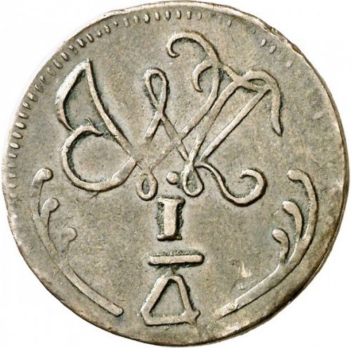 1 Quarto Reverse Image minted in SPAIN in 1816 (1810-22  -  FERNANDO VII - Independence War)  - The Coin Database