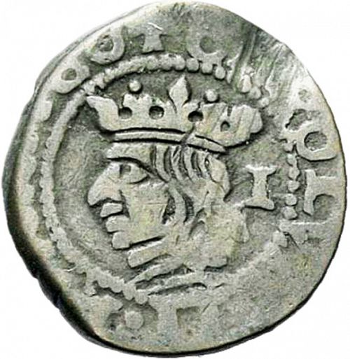 1 Dinero de Mallorca Obverse Image minted in SPAIN in N/D (1665-00  -  CARLOS II - Local Coinage)  - The Coin Database