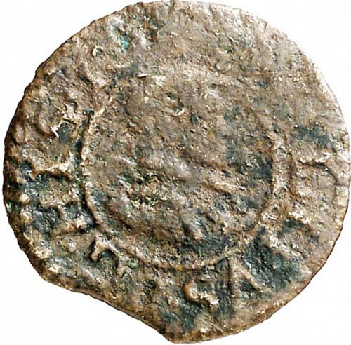 1 Dinero Obverse Image minted in SPAIN in 1632 (1621-65  -  FELIPE IV - Local Coinage)  - The Coin Database