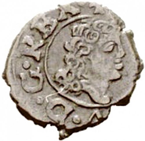 1 Dinero de Aragón Obverse Image minted in SPAIN in 1710 (1700-46  -  FELIPE V - Local Coinage)  - The Coin Database