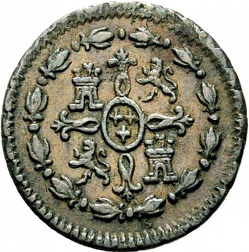1 Maravedí Reverse Image minted in SPAIN in 1799 (1788-08  -  CARLOS IV)  - The Coin Database