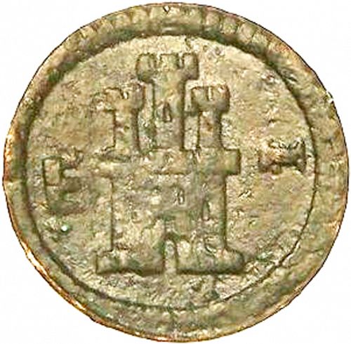 1 Maravedí Reverse Image minted in SPAIN in 1606 (1598-21  -  FELIPE III)  - The Coin Database