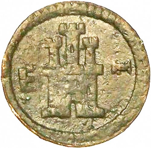 1 Maravedí Reverse Image minted in SPAIN in 1606 (1598-21  -  FELIPE III)  - The Coin Database