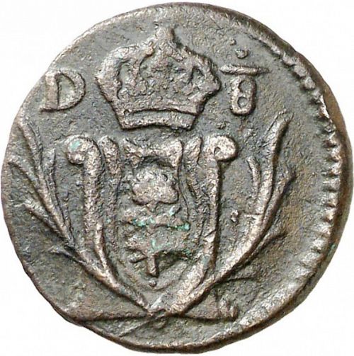 1 Octavo Reverse Image minted in SPAIN in 1822 (1810-22  -  FERNANDO VII - Independence War)  - The Coin Database
