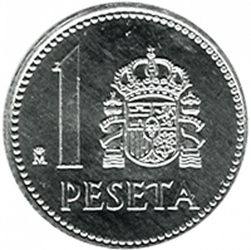 1 Peseta Reverse Image minted in SPAIN in 1985 (1975-82  -  JUAN CARLOS I)  - The Coin Database