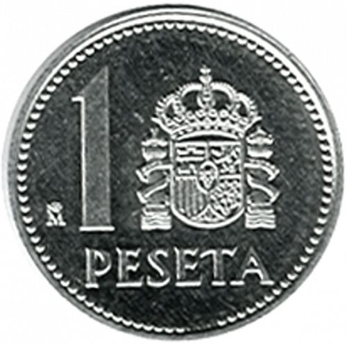 1 Peseta Reverse Image minted in SPAIN in 1986 (1975-82  -  JUAN CARLOS I)  - The Coin Database