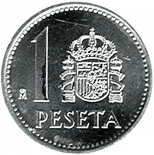 1 Peseta Reverse Image minted in SPAIN in 1988 (1975-82  -  JUAN CARLOS I)  - The Coin Database