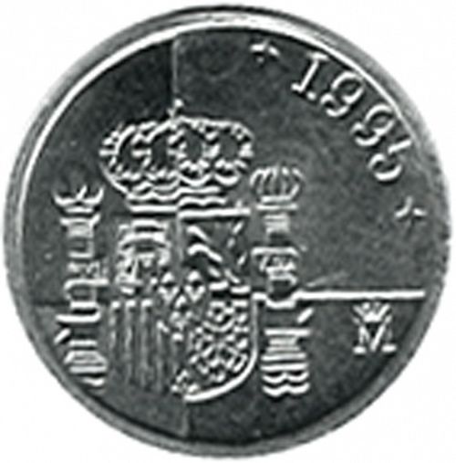1 Peseta Reverse Image minted in SPAIN in 1994 (1982-01  -  JUAN CARLOS I - New Design)  - The Coin Database