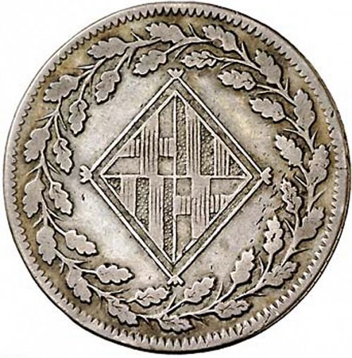 1 Peseta Obverse Image minted in SPAIN in 1813 (1808-13  -  JOSE NAPOLEON - Barcelona)  - The Coin Database