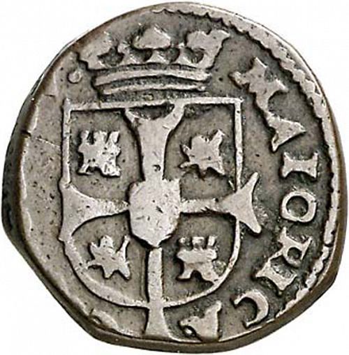 1 Seiseno Reverse Image minted in SPAIN in 1724 (1724  -  LUIS I - Local coinage)  - The Coin Database