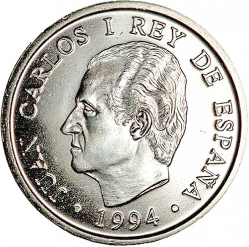2000 Pesetas Obverse Image minted in SPAIN in 1994 (1982-01  -  JUAN CARLOS I - New Design)  - The Coin Database