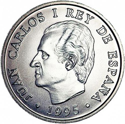 2000 Pesetas Obverse Image minted in SPAIN in 1995 (1982-01  -  JUAN CARLOS I - New Design)  - The Coin Database