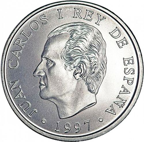 2000 Pesetas Obverse Image minted in SPAIN in 1997 (1982-01  -  JUAN CARLOS I - New Design)  - The Coin Database