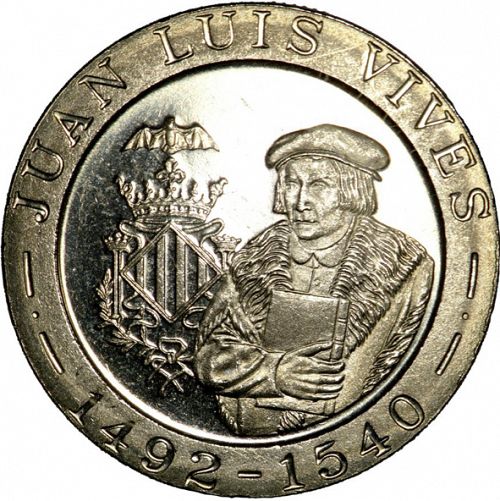 200 Pesetas Obverse Image minted in SPAIN in 1993 (1982-01  -  JUAN CARLOS I - New Design)  - The Coin Database