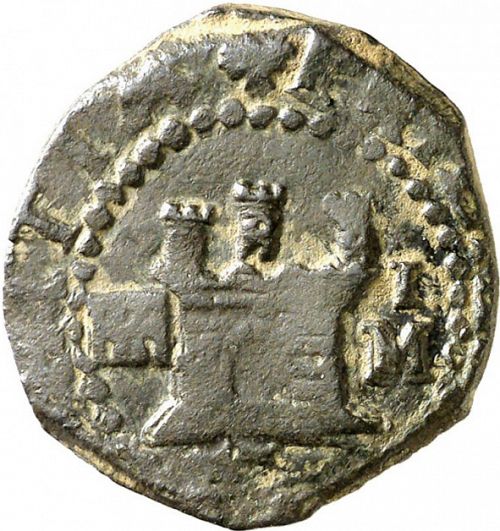 2 Cuartos - 2m Obverse Image minted in SPAIN in ND/IM (1556-98  -  FELIPE II)  - The Coin Database