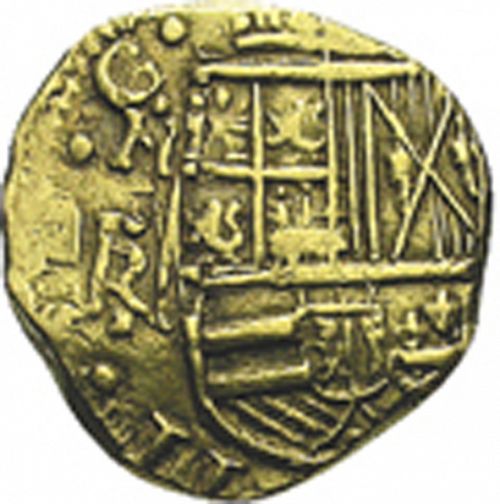 2 Escudos Obverse Image minted in SPAIN in 1667R (1665-00  -  CARLOS II)  - The Coin Database