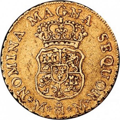 2 Escudos Reverse Image minted in SPAIN in 1761MM (1759-88  -  CARLOS III)  - The Coin Database