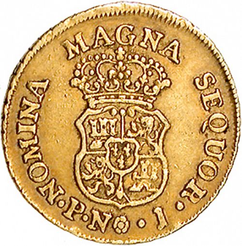 2 Escudos Reverse Image minted in SPAIN in 1769J (1759-88  -  CARLOS III)  - The Coin Database