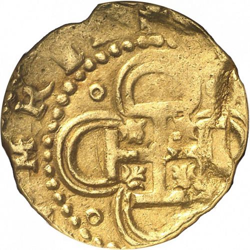 2 Escudos Obverse Image minted in SPAIN in 1593B (1556-98  -  FELIPE II)  - The Coin Database