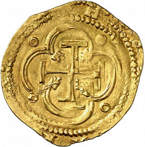 2 Escudos Reverse Image minted in SPAIN in ND/M (1556-98  -  FELIPE II)  - The Coin Database