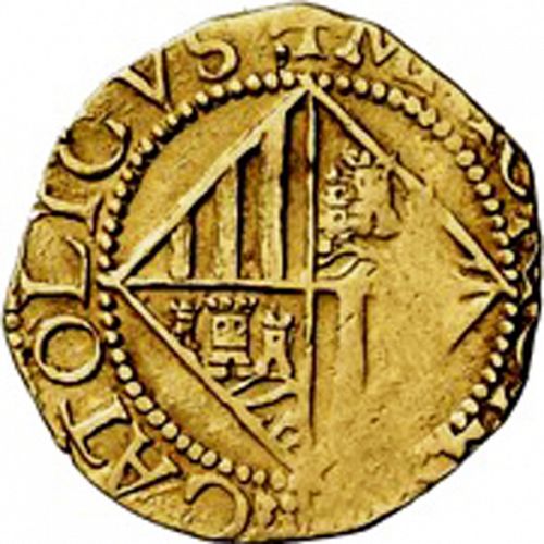 2 Escudos Reverse Image minted in SPAIN in N/D (1598-21  -  FELIPE III)  - The Coin Database