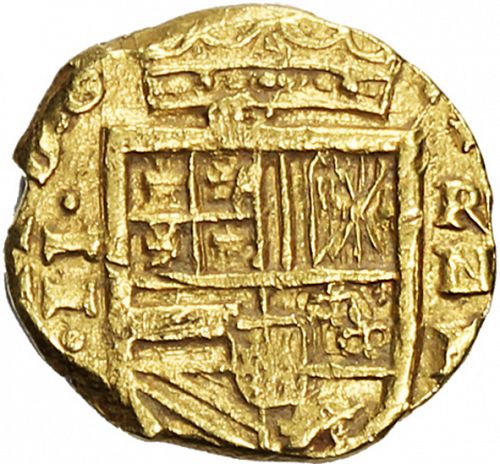 2 Escudos Obverse Image minted in SPAIN in 1628E (1621-65  -  FELIPE IV)  - The Coin Database