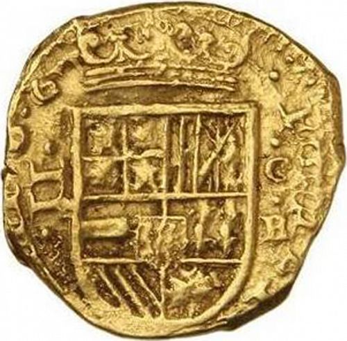 2 Escudos Obverse Image minted in SPAIN in 1630E (1621-65  -  FELIPE IV)  - The Coin Database