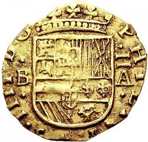 2 Escudos Obverse Image minted in SPAIN in 1655 (1621-65  -  FELIPE IV)  - The Coin Database