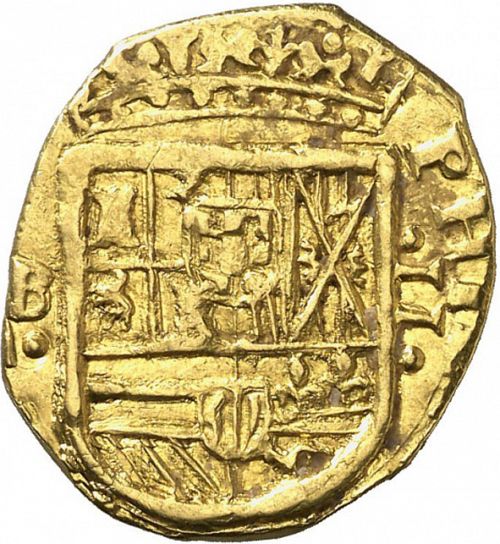2 Escudos Obverse Image minted in SPAIN in 1660 (1621-65  -  FELIPE IV)  - The Coin Database