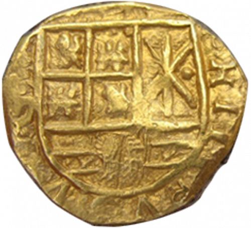 2 Escudos Obverse Image minted in SPAIN in 1701A (1700-46  -  FELIPE V)  - The Coin Database