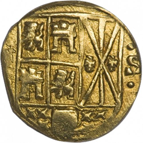 2 Escudos Obverse Image minted in SPAIN in 1729S (1700-46  -  FELIPE V)  - The Coin Database