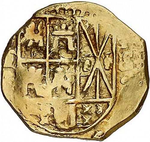 2 Escudos Obverse Image minted in SPAIN in 1730S (1700-46  -  FELIPE V)  - The Coin Database