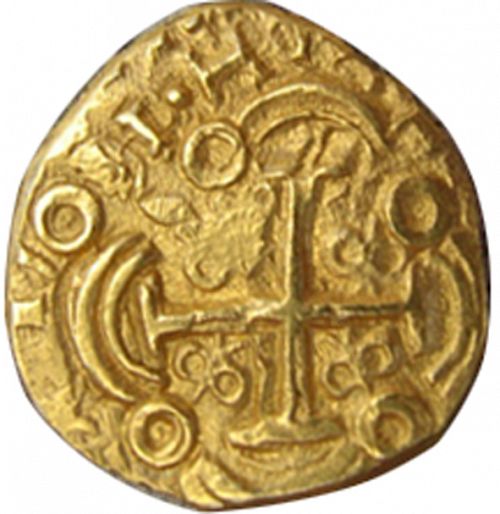 2 Escudos Reverse Image minted in SPAIN in 1701A (1700-46  -  FELIPE V)  - The Coin Database