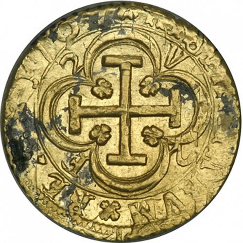 2 Escudos Reverse Image minted in SPAIN in 1707F (1700-46  -  FELIPE V)  - The Coin Database