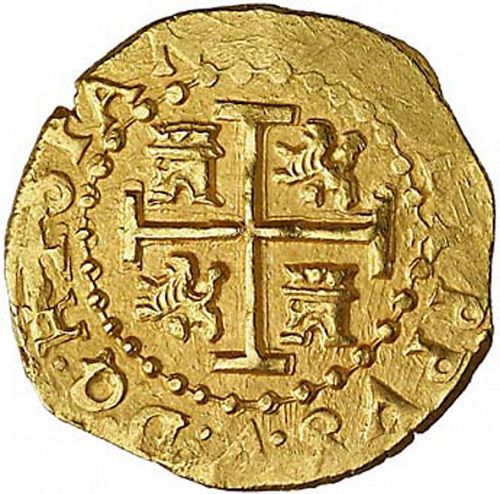 2 Escudos Reverse Image minted in SPAIN in 1709M (1700-46  -  FELIPE V)  - The Coin Database
