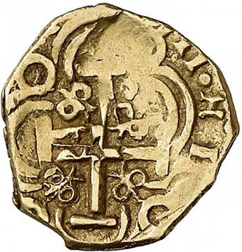 2 Escudos Reverse Image minted in SPAIN in 1711A (1700-46  -  FELIPE V)  - The Coin Database