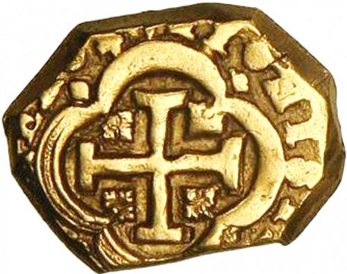 2 Escudos Reverse Image minted in SPAIN in 1711J (1700-46  -  FELIPE V)  - The Coin Database