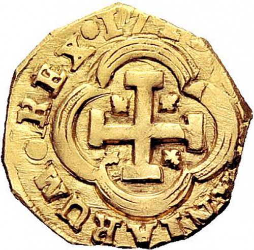 2 Escudos Reverse Image minted in SPAIN in 1713J (1700-46  -  FELIPE V)  - The Coin Database