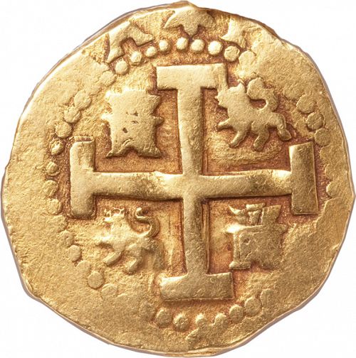 2 Escudos Reverse Image minted in SPAIN in 1721M (1700-46  -  FELIPE V)  - The Coin Database