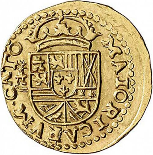 2 Escudos Reverse Image minted in SPAIN in 1723 (1700-46  -  FELIPE V)  - The Coin Database